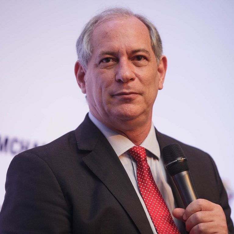 Ciro Gomes em evento em São Paulo.