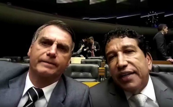 Jair Bolsonaro e Magno Malta