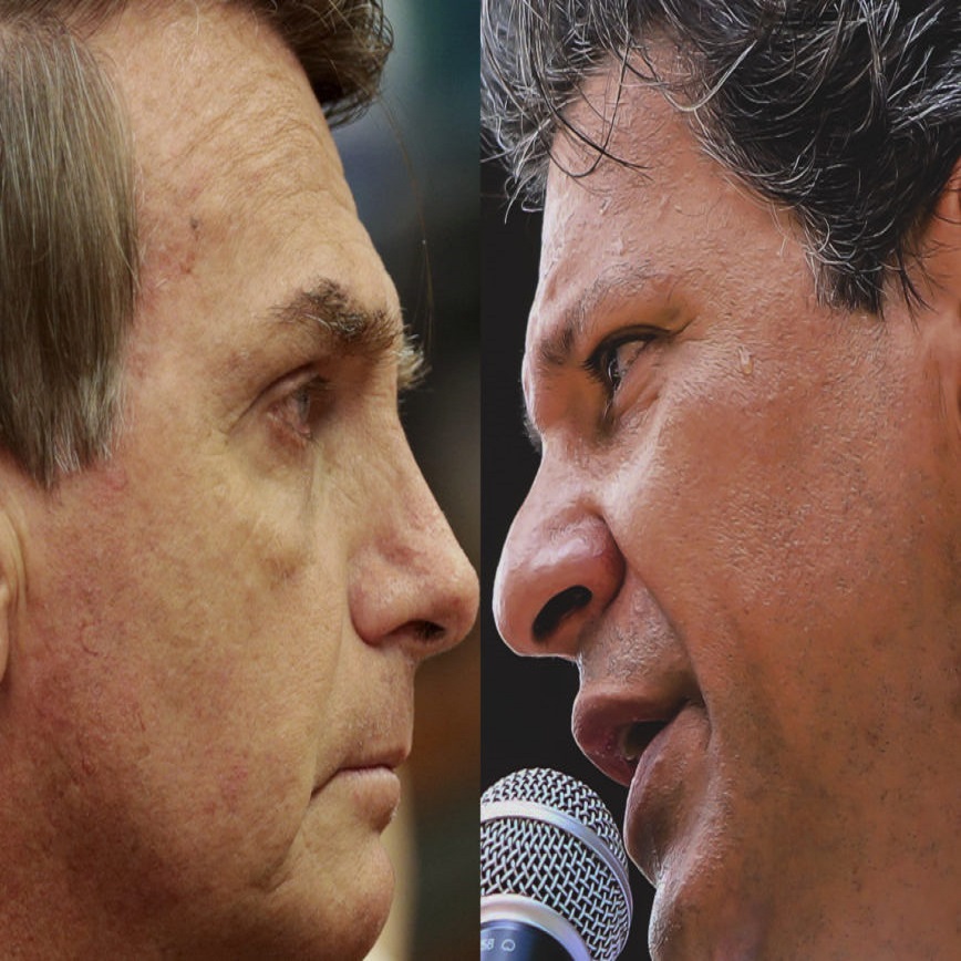 Haddad e Bolsonaro