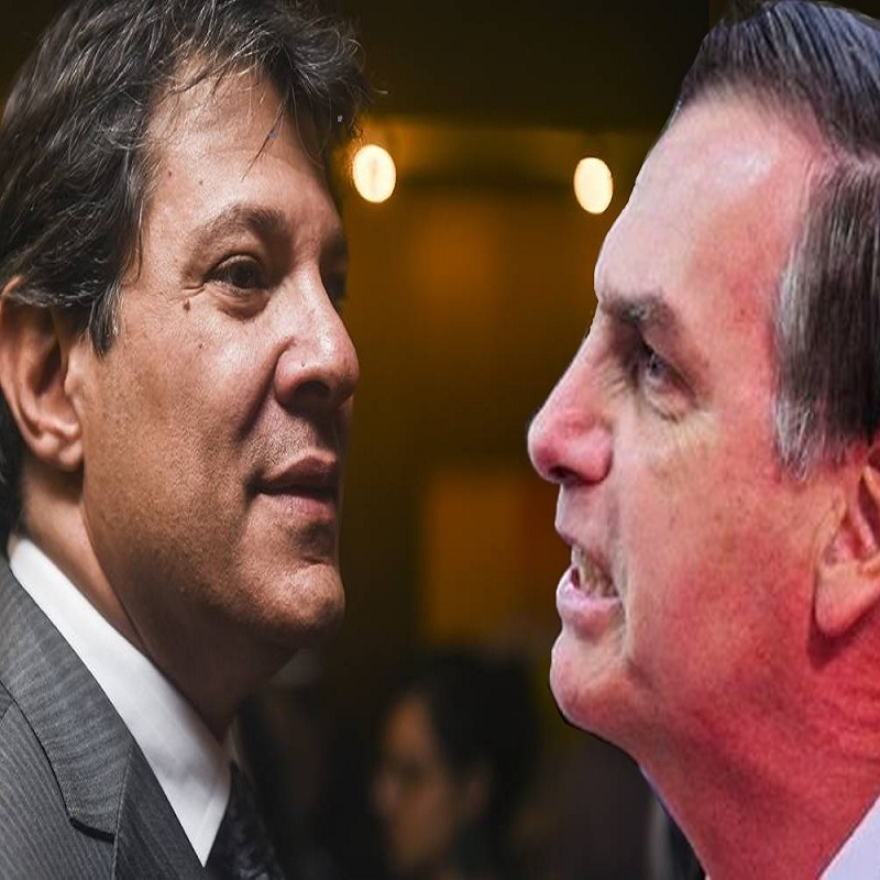 segundo turno haddad e bolsonaro