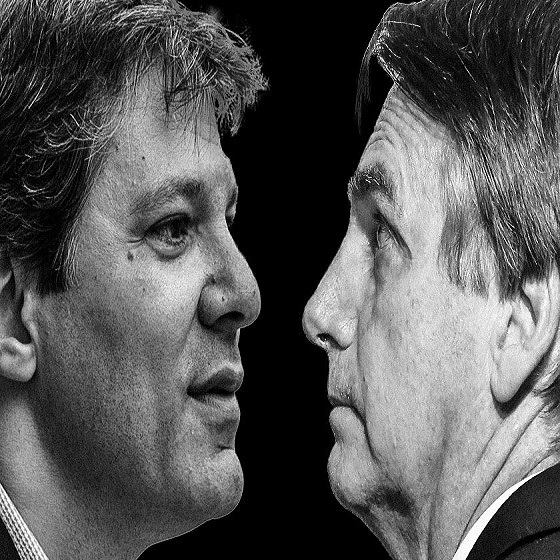 DATAFOLHA: Haddad cresce e diminui distância após escândalo do Caixa 2 de Bolsonaro