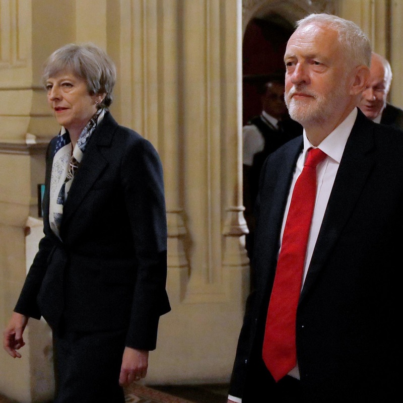 theresa may jeremy corbyn brexit