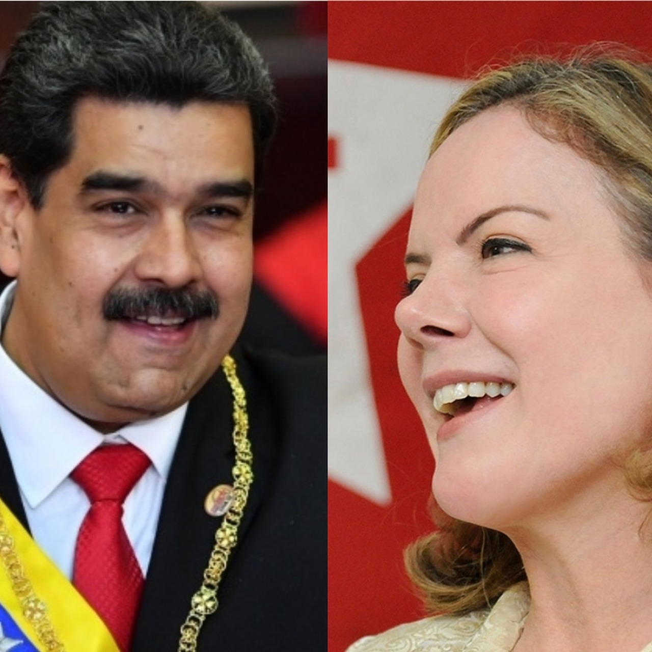 gleisi hoffmann vai à posse de maduro na Venezuela