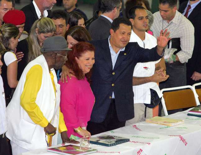 jamelão, beth carvalho e hugo chávez