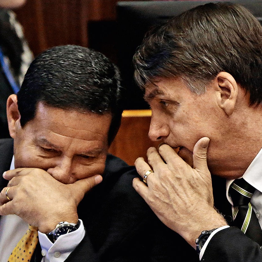 Jair Bolsonaro e Hamilton Mourão. Foto: Cristiano Mariz