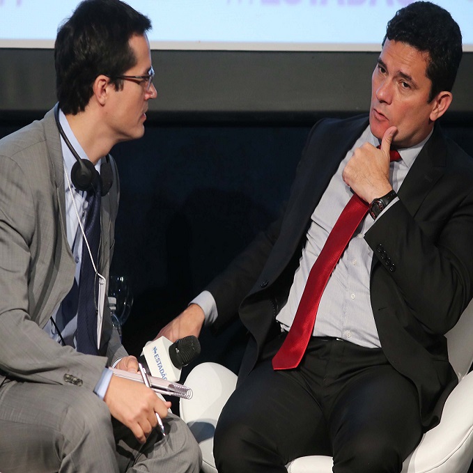 Sérgio Moro e Dallagnol no Fórum Mãos Limpas & Lava Jato vaza jato