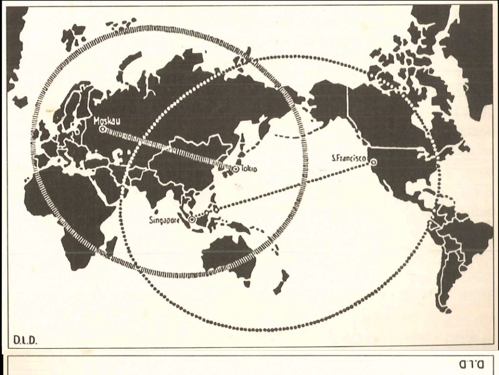 Mapa mundi estilizado em preto e branco
