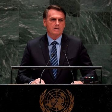Bolsonaro discursa na ONU