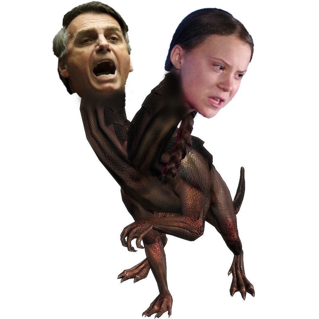 Greta e Bolsonaro duas cabeças da hidra financista
