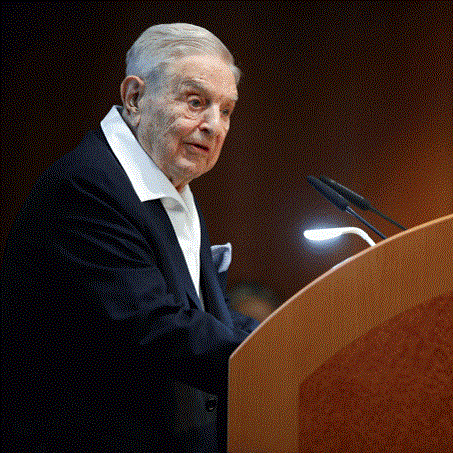 George Soros no Fórum Econômico Mundial em Davos (Lisi Niesner/Reuters)
