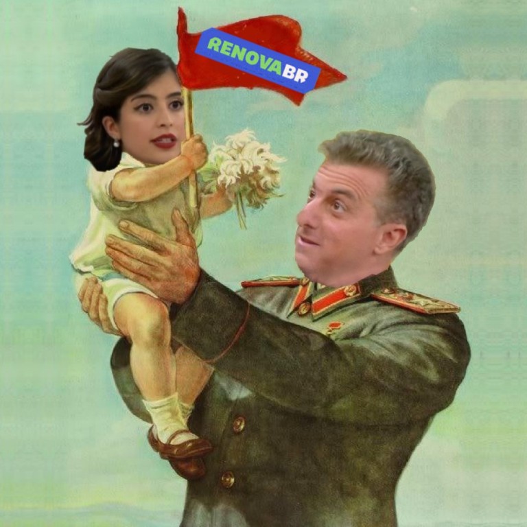 JONES MANOEL Luciano Huck e Stálin