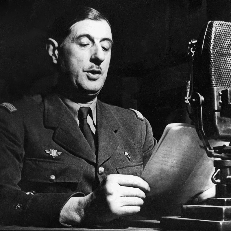80 anos do Apelo de 18 de junho de Charles de Gaulle à resistência