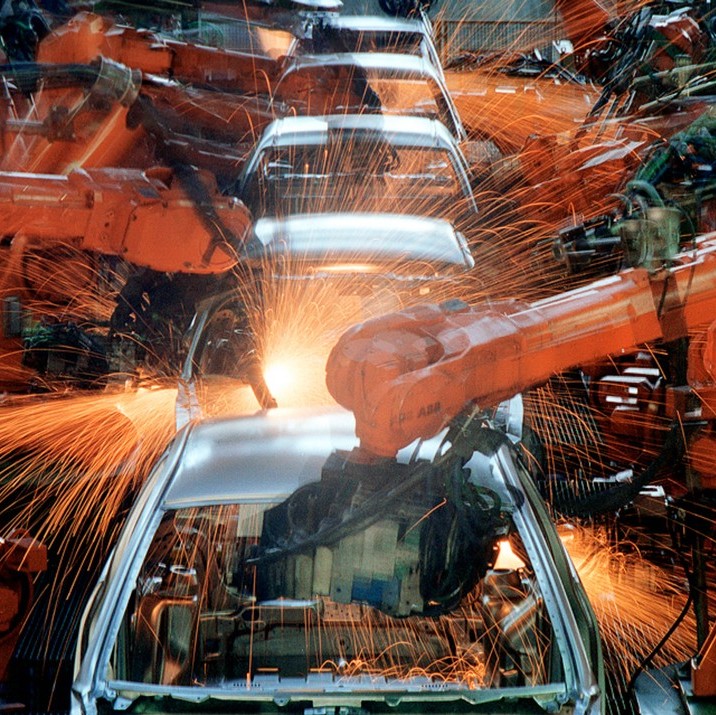 For fecha fábricas no Brasil. Linha de montagem do Ford KA na Ford Company do Brasil, em São Bernardo do Campo (SP), em junho de 2003 — Foto: Robson Fernandes/Estadão