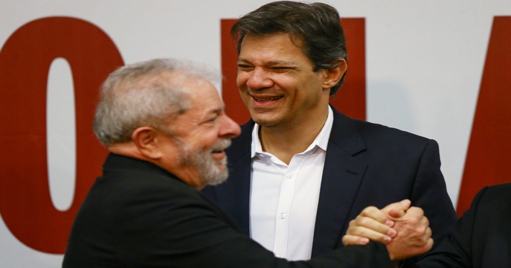 O candidato do Lula é o Haddad, mas o candidato do Haddad é o Lula; aí complica