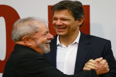 O candidato do Lula é o Haddad, mas o candidato do Haddad é o Lula; aí complica