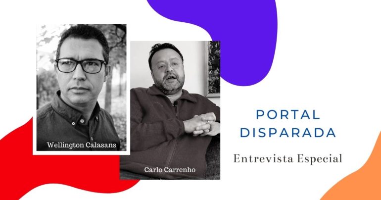 Wellington Calasans entrevista Carlo Carrenho - Livros, audiolivros, leitores e editores
