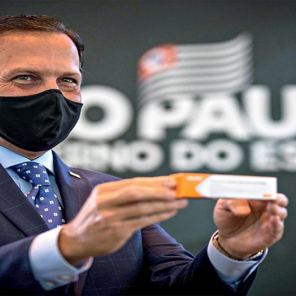 O feitiço que pode virar contra o feiticeiro no palanque eleitoral da vacina. João Doria Coronavac