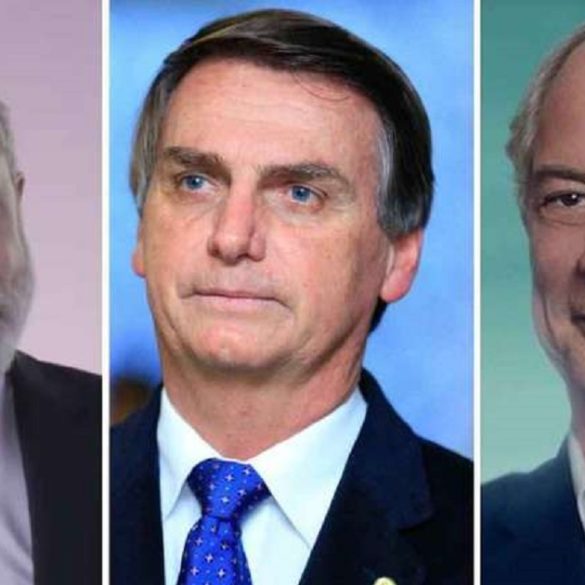 Democracia Brasileira em 2022. Ex-presidente Lula (dir,) e Ciro (esq.) têm vantagem sobre Bolsonaro em cenários de segundo turno
