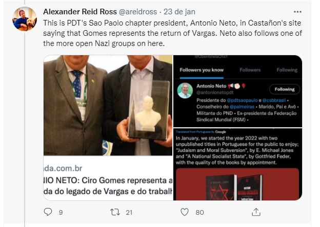 O samba do yankee doido Alexander Reid Ross cia pdt getulio vargas gustavo castañon