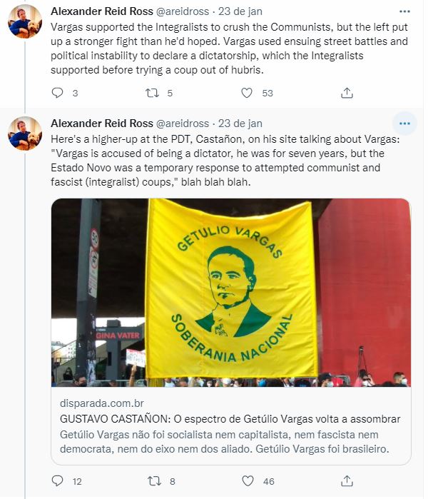 O samba do yankee doido Alexander Reid Ross cia pdt getulio vargas gustavo castañon