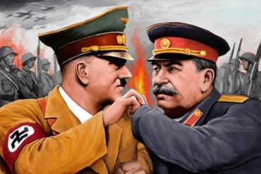 stalin-hitler Cinismo e idealismo no debate nazismo vrs. socialismo-min