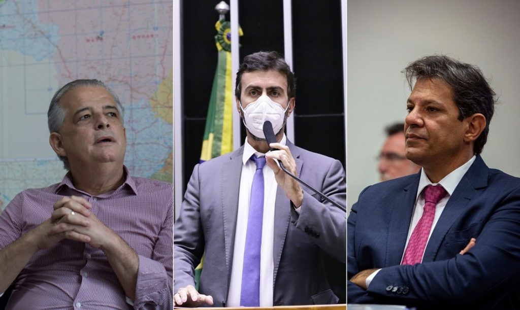 Federação entre PT e PSB está prestes a implodir márcio frança marcelo freixo fernando haddad