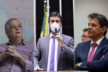 Federação entre PT e PSB está prestes a implodir márcio frança marcelo freixo fernando haddad