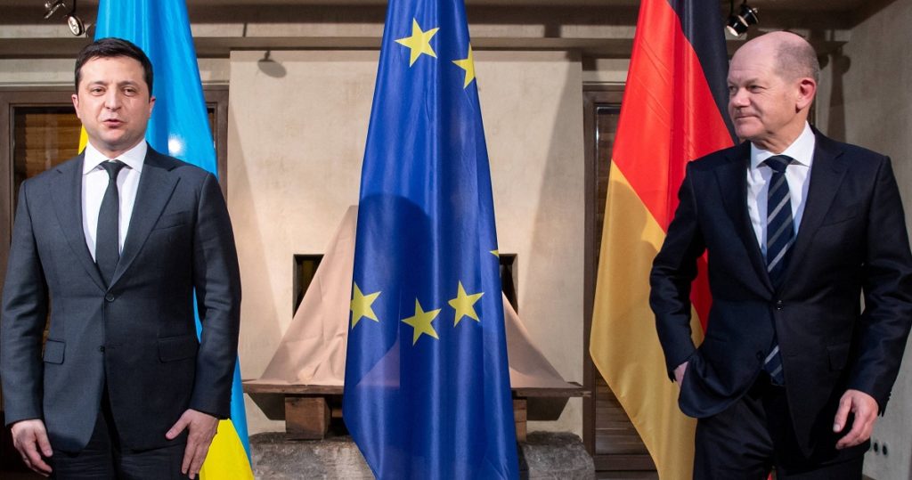 guerra da ucrânia Olaf Scholz e Volodimir Zelenski