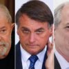 Lula-Bolsonaro-Ciro gomes rejeições candidatos eleição 2022