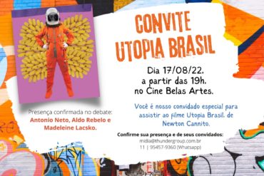 Filme 'Utopia Brasil' é lançado com a presença de Aldo Rebelo no Cine Belas Artes