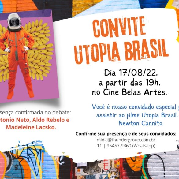 Filme 'Utopia Brasil' é lançado com a presença de Aldo Rebelo no Cine Belas Artes