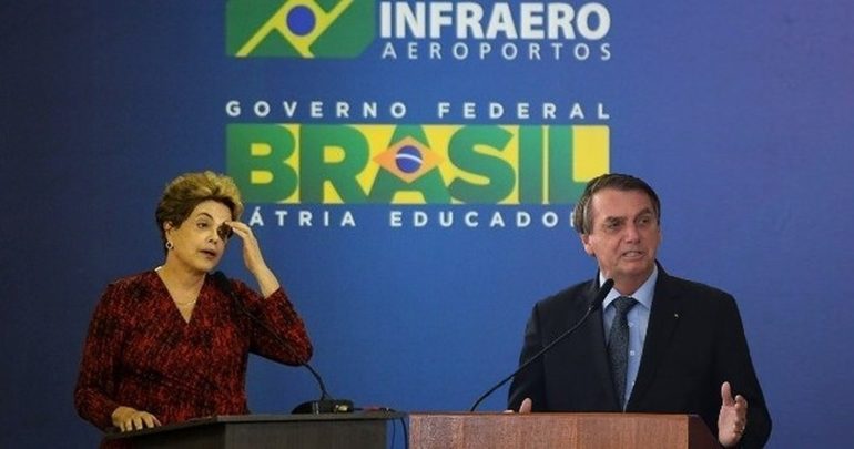 Bolsonaro e o PT unidos na destruicao da Infraero
