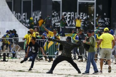 Intentona Fascista. Manifestantes invadem Congresso, STF e Palácio do Planalto. Foto: Marcelo Camargo/Agência Brasil