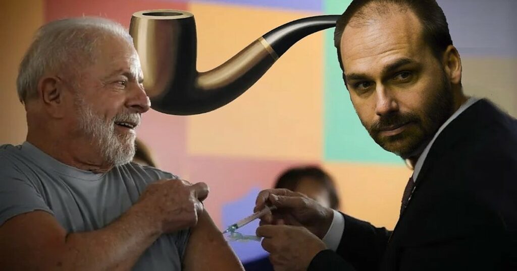 O duelo estetico Magritte Lula e a BolsoStore