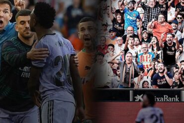 Todos contra um odio e racismo no futebol europeu contra Vinicius Junior
