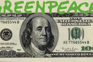 Segundo o Green Peace achar que o petroleo e nosso e coisa do passado
