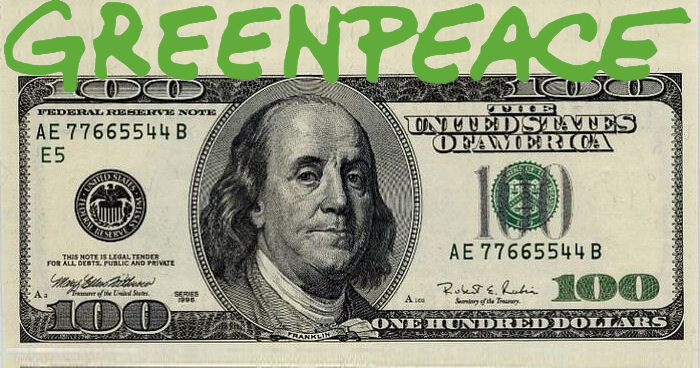 Segundo o Green Peace achar que o petroleo e nosso e coisa do passado