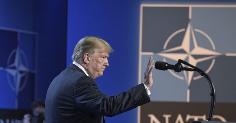 Trump e a OTAN