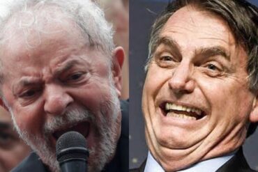 Lula e Bolsonaro lado a lado