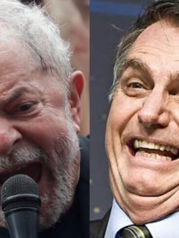 Lula e Bolsonaro lado a lado