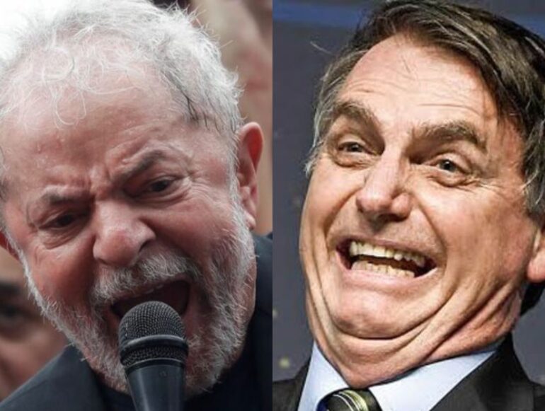 Lula e Bolsonaro lado a lado
