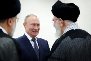 Encontro Putin e Khamenei