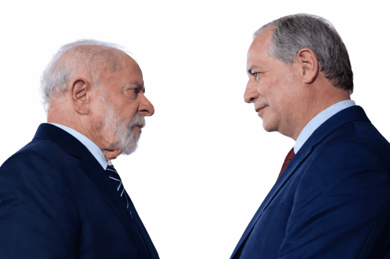 Lula e Ciro, colagem